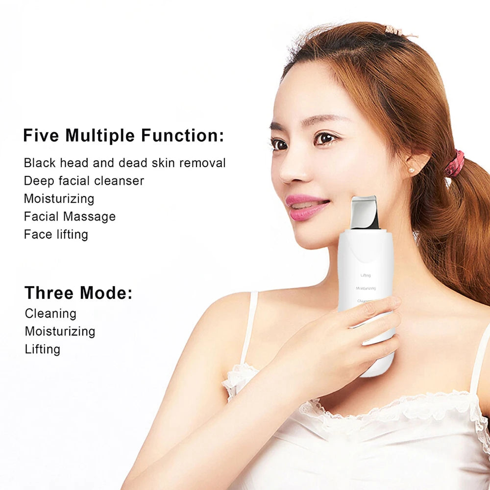Ultrasonic Skin Scrubber Cleaner