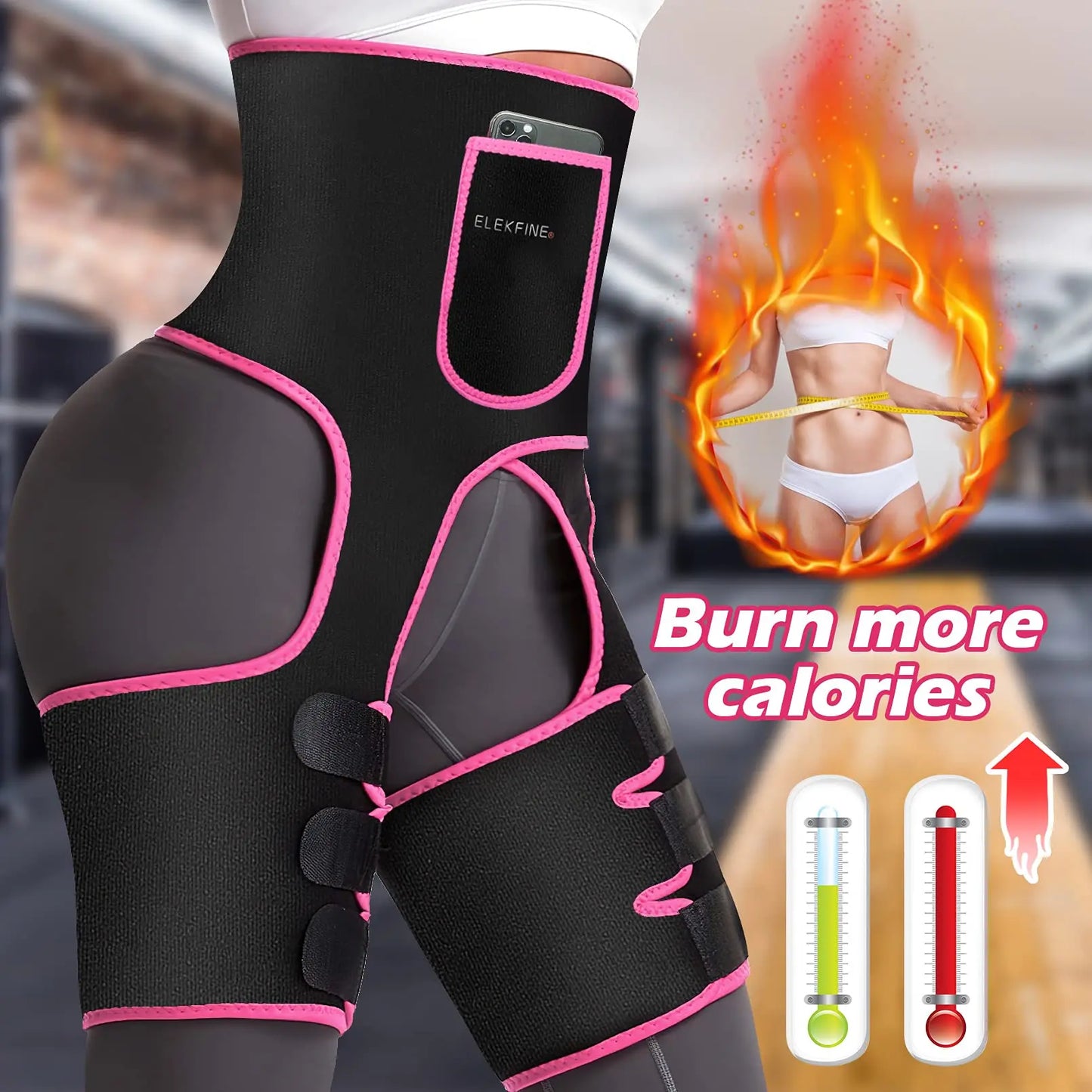 3-in-1 Waist Trainer & Thigh Trimmer