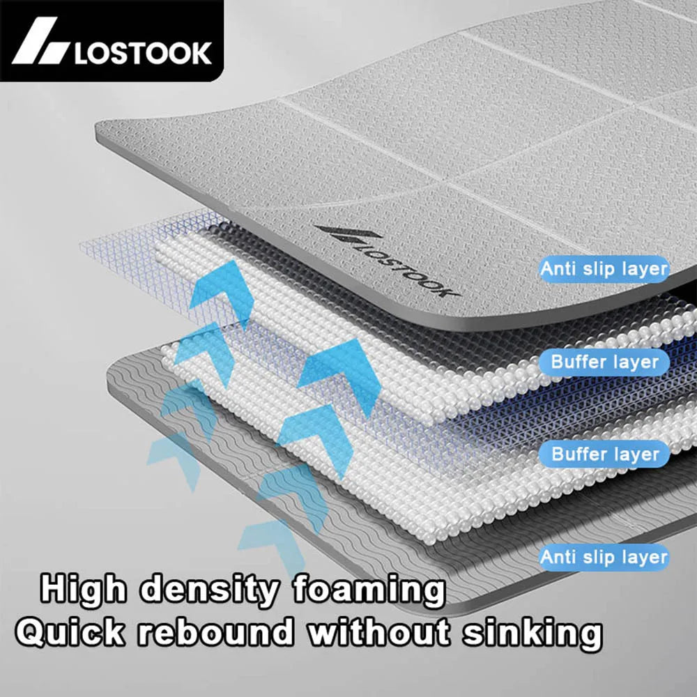 Foldable Eco-Friendly TPE Yoga Mat