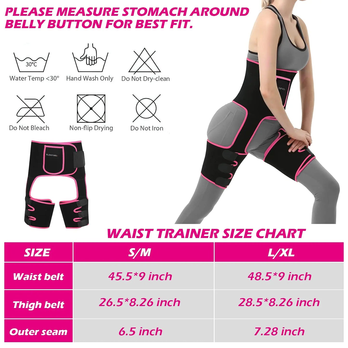 3-in-1 Waist Trainer & Thigh Trimmer