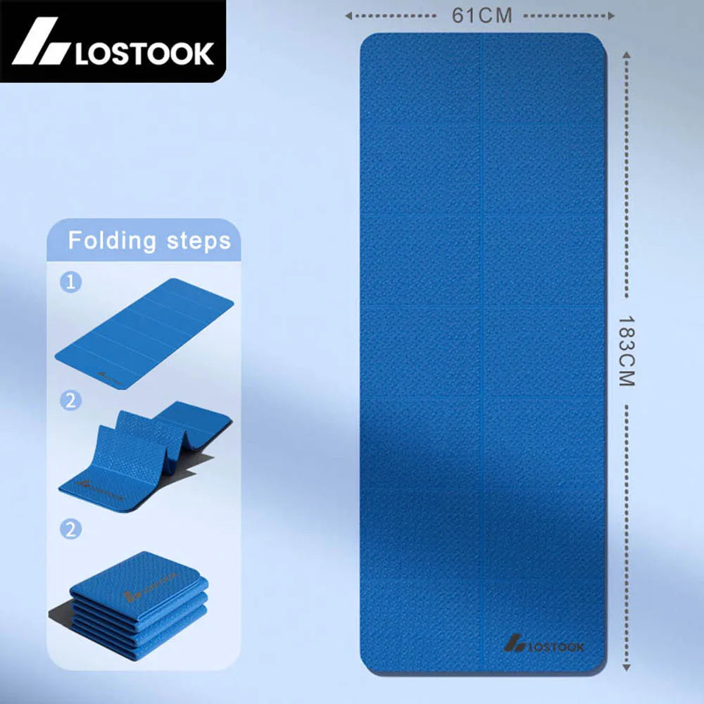 Foldable Eco-Friendly TPE Yoga Mat