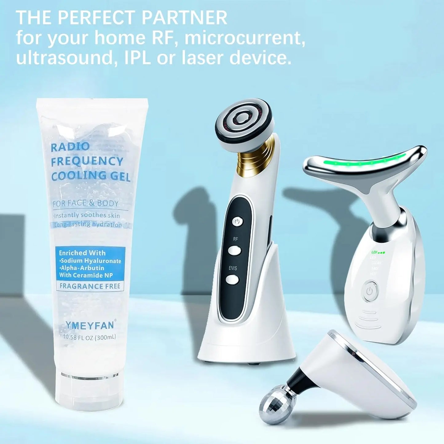 Conductive Facial Gel with Hyaluronic Acid