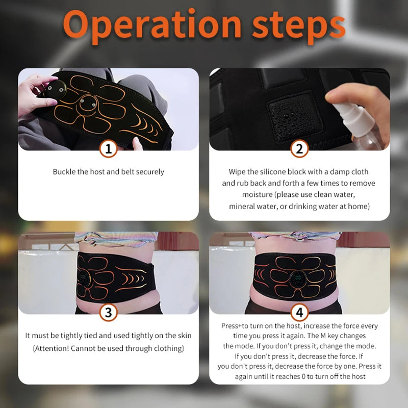 Abdominal Muscle Trainer Belt