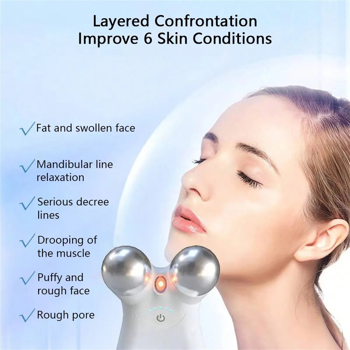 EMS Microcurrent RF Face Massager