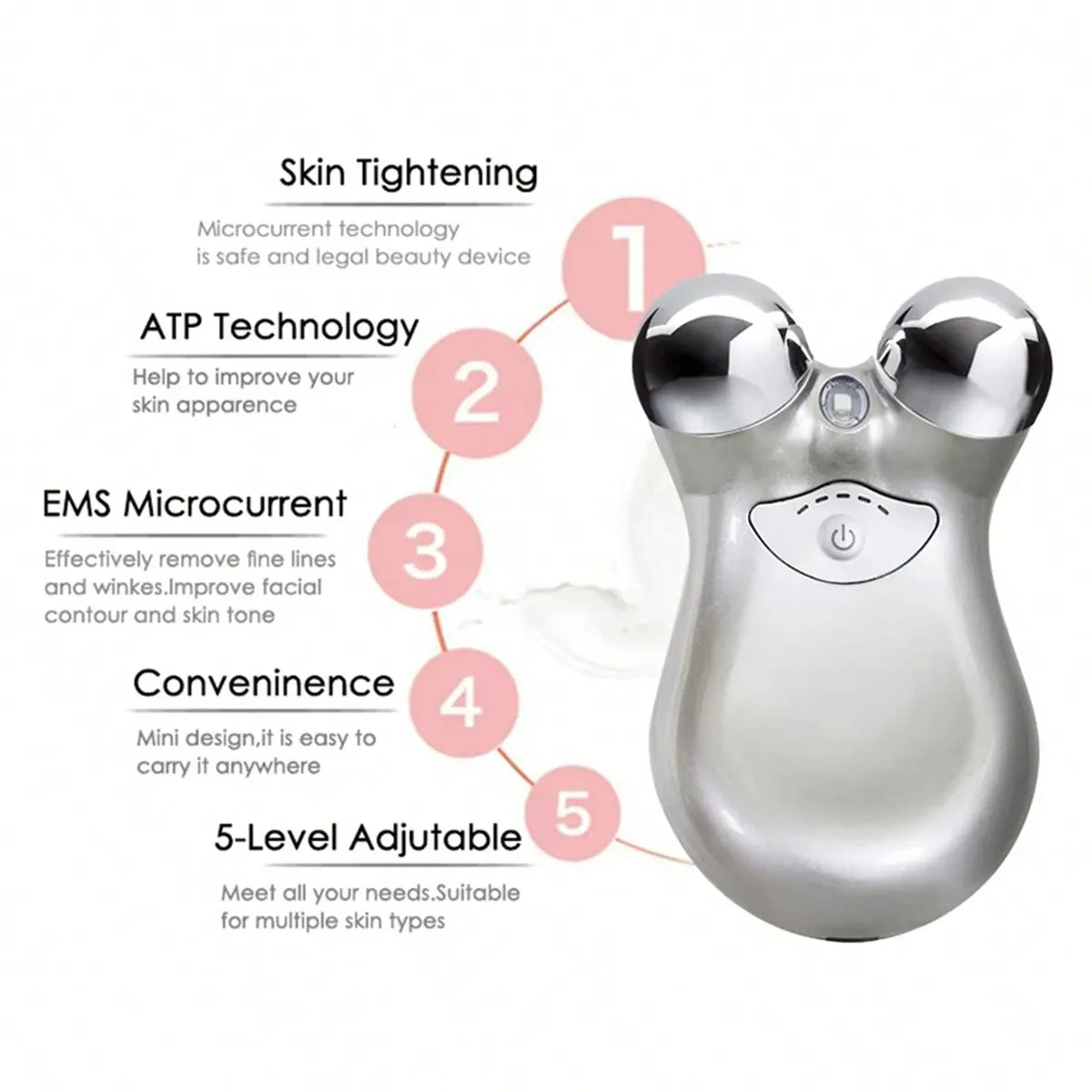 EMS Microcurrent RF Face Massager