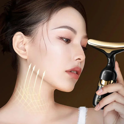 3-in-1 Microcurrent Face & Neck Massager