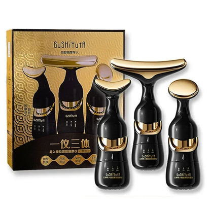 3-in-1 Microcurrent Face & Neck Massager