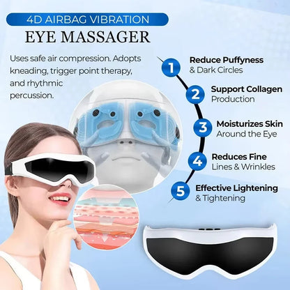 Electric Wireless Eye Massager Mask